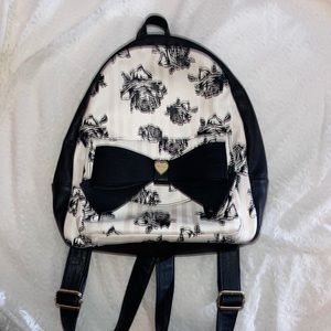 Betsey Johnson backpack 🖤🌹